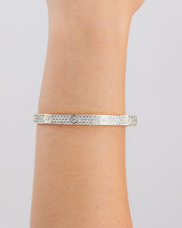 Lumière Clear CZ Bangle