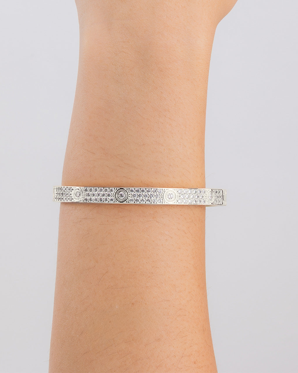 Lumière Clear CZ Bangle