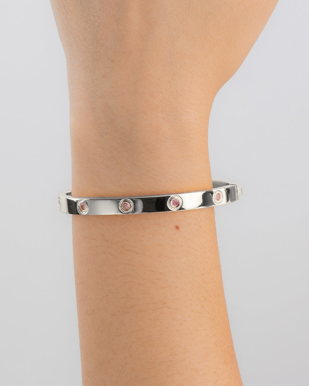 Verona Pink CZ Bangle