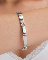 Verona Pink CZ Bangle