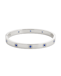 Verona Sapphire CZ Bangle