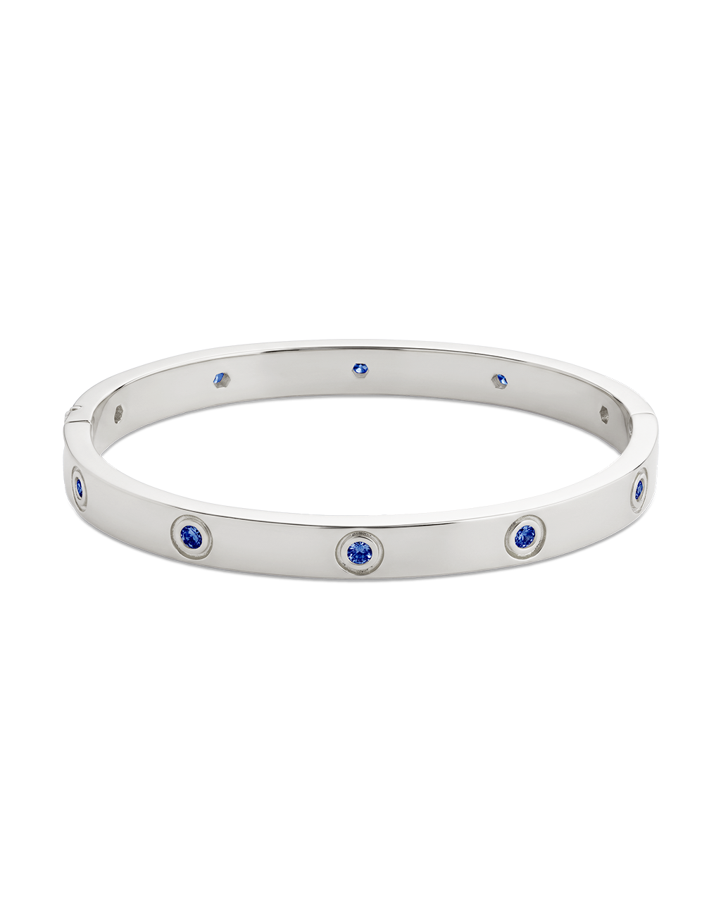 Verona Sapphire CZ Bangle