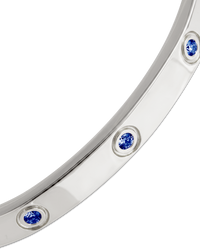 Verona Sapphire CZ Bangle