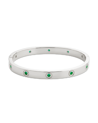 Verona Emerald CZ Bangle