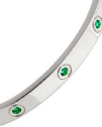 Verona Emerald CZ Bangle