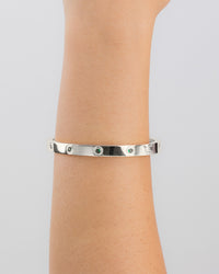 Verona Emerald CZ Bangle