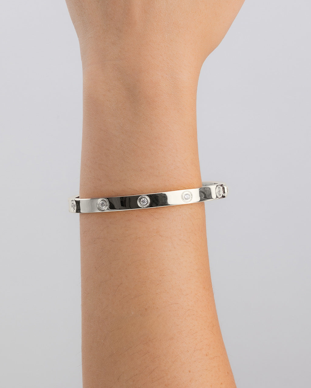 Verona Clear CZ Bangle