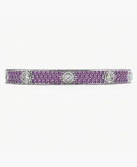 Lumière Amethyst CZ Bangle