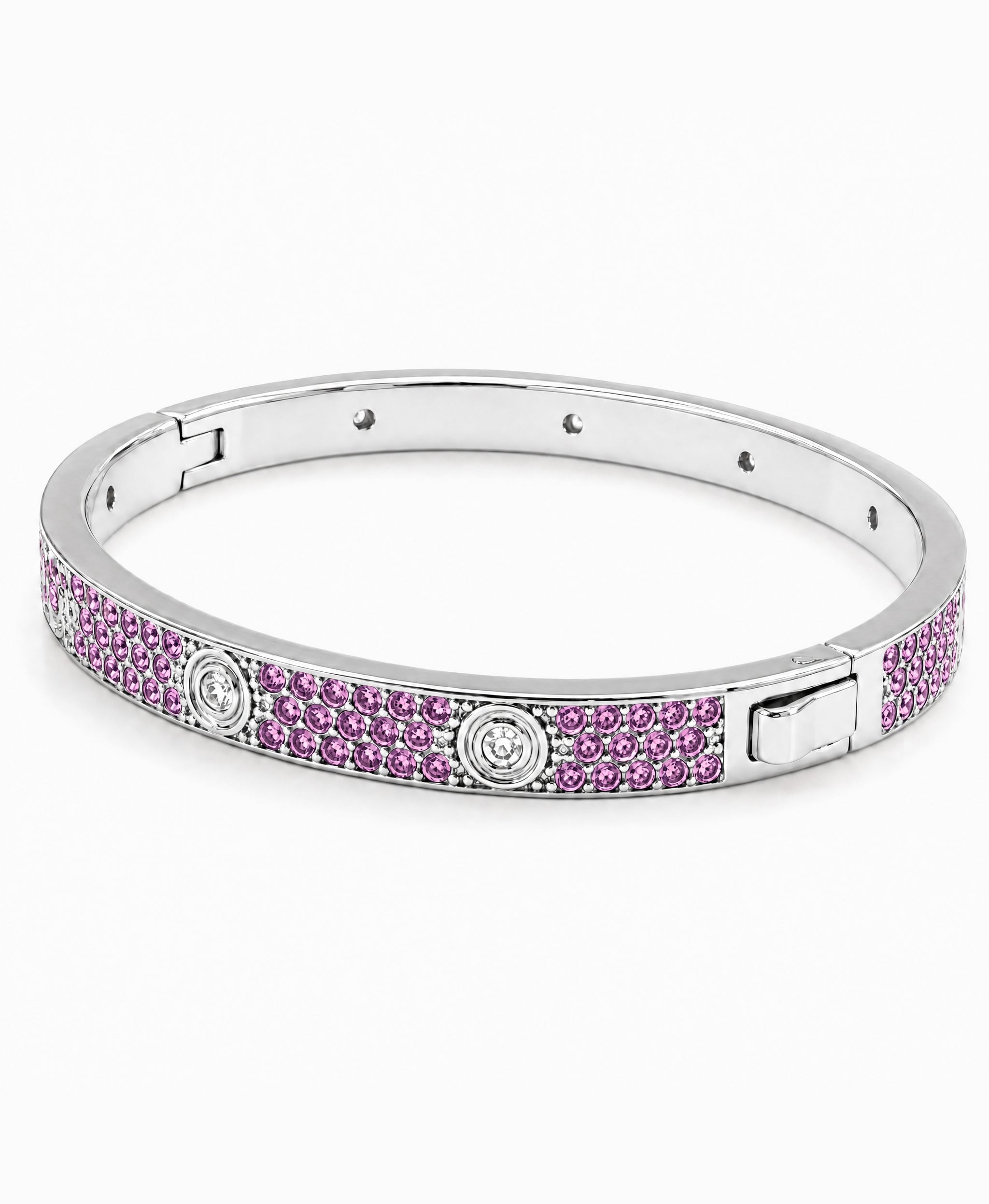 Lumière Amethyst CZ Bangle