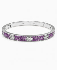 Lumière Amethyst CZ Bangle