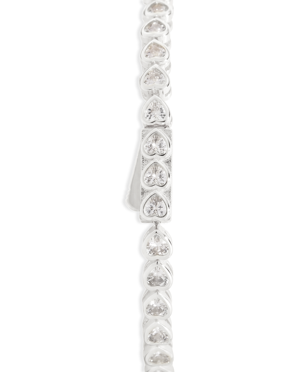 Helene Heart Cut Tennis Bracelet