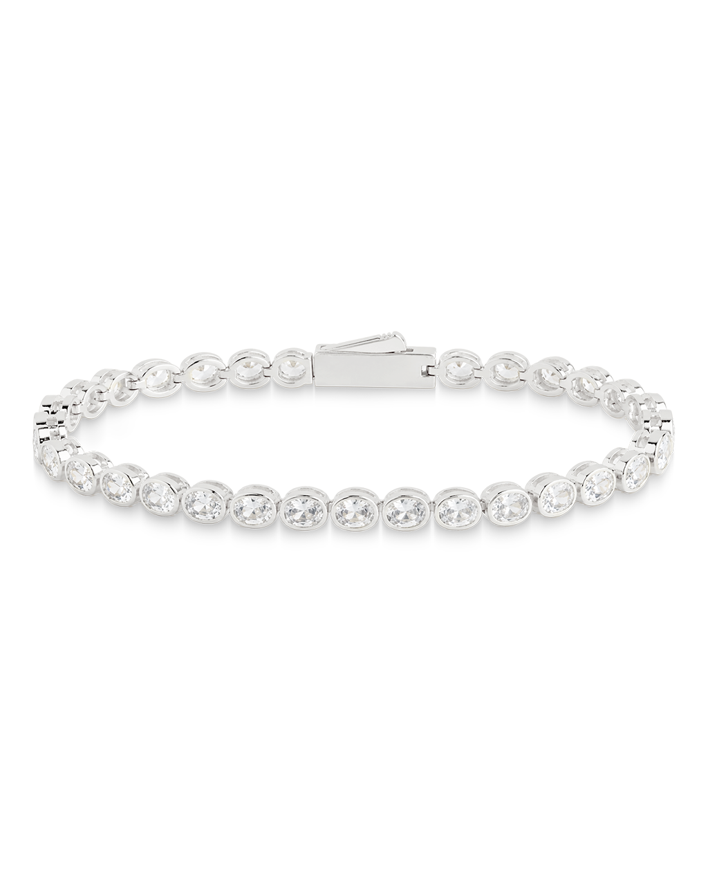 Helene Oval Cut Tennis Bracelet
