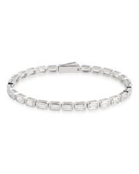 Helene Emerald Cut Tennis Bracelet