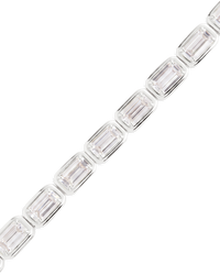 Helene Emerald Cut Tennis Bracelet
