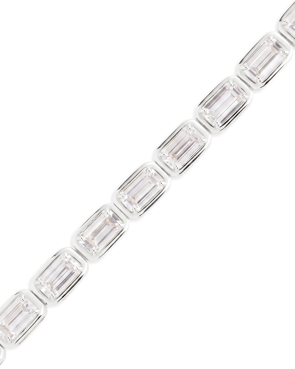 Helene Emerald Cut Tennis Bracelet