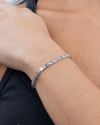 Helene Emerald Cut Tennis Bracelet