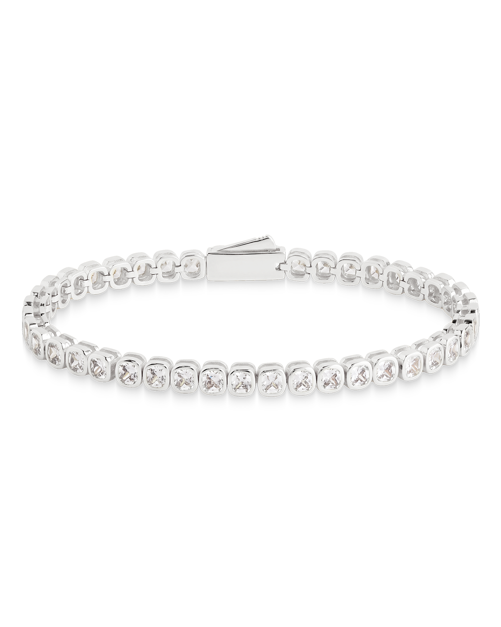 Helene Cushion Cut Tennis Bracelet