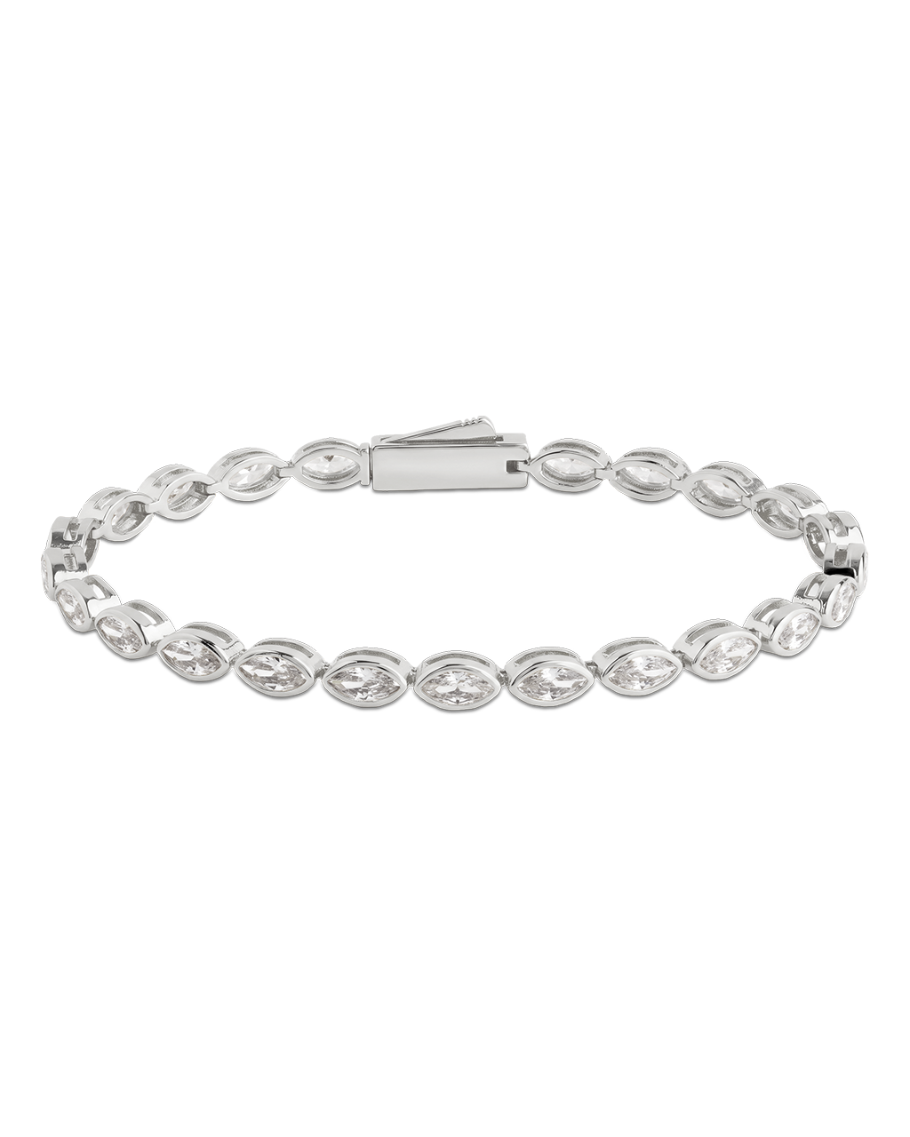 Helene Marquise Cut Tennis Bracelet