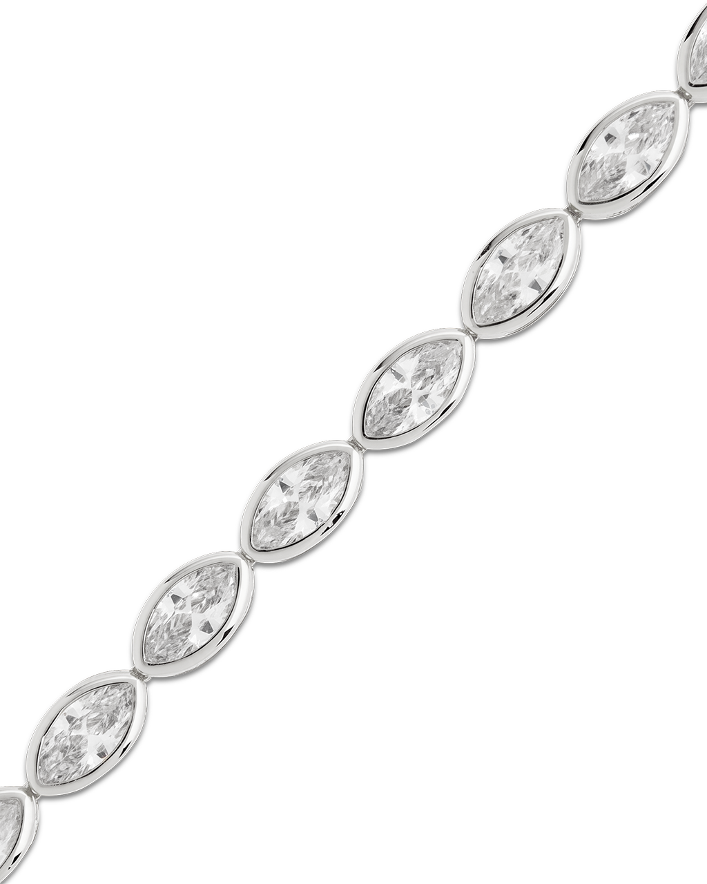 Helene Marquise Cut Tennis Bracelet