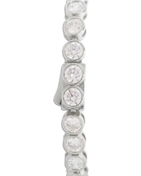 Helene Bezel CZ Tennis Bracelet