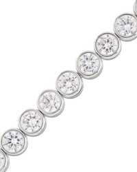 Helene Bezel CZ Tennis Bracelet