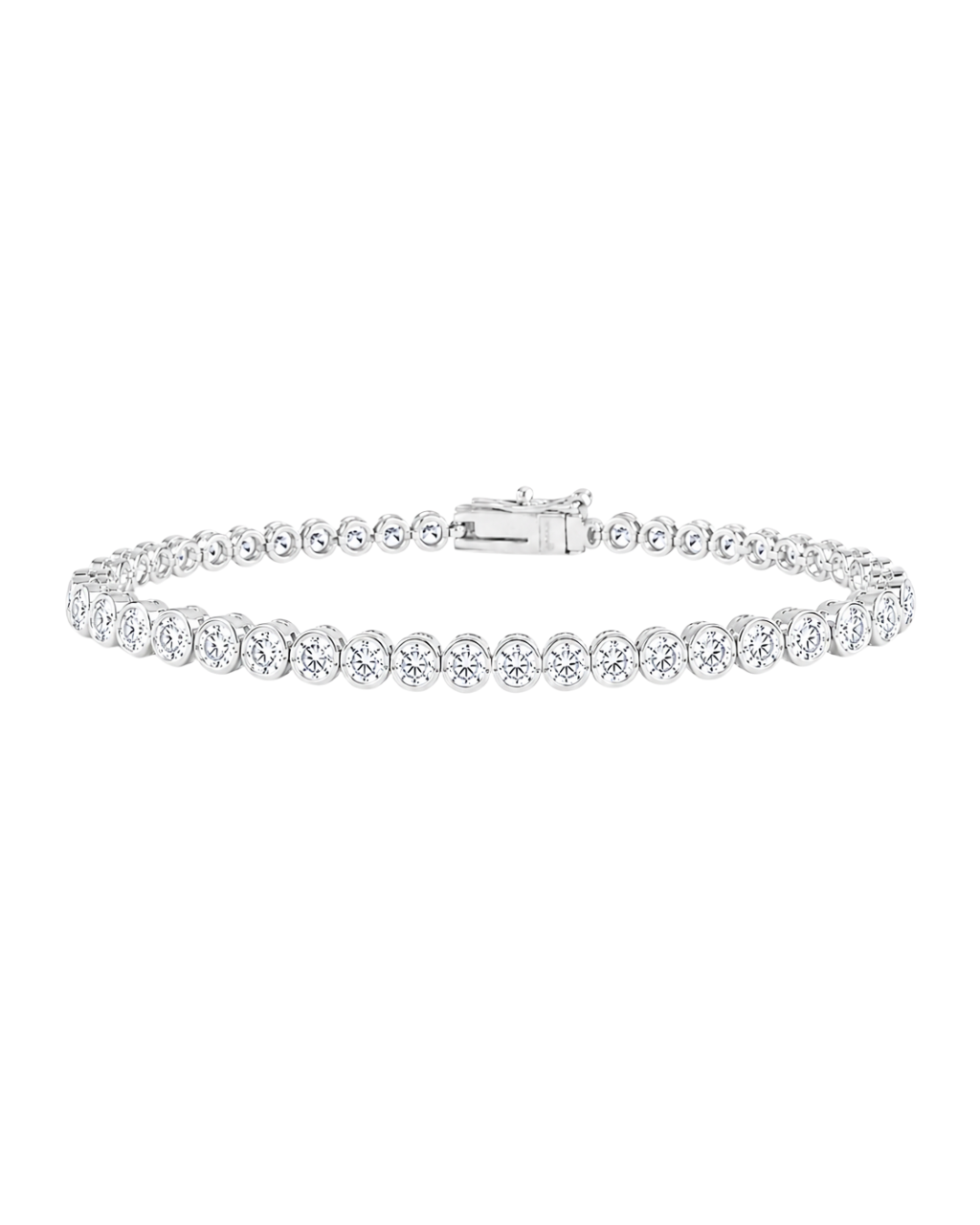 Helene Bezel 5mm CZ Tennis Bracelet