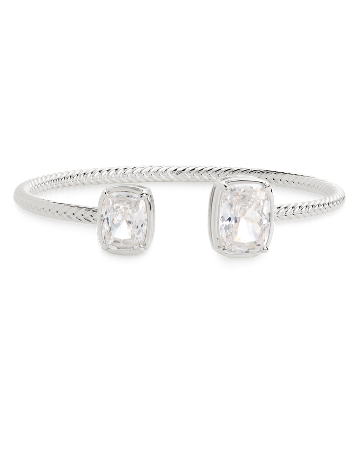Elongated Cushion Cuff Bangle