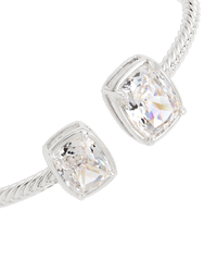 Elongated Cushion Cuff Bangle