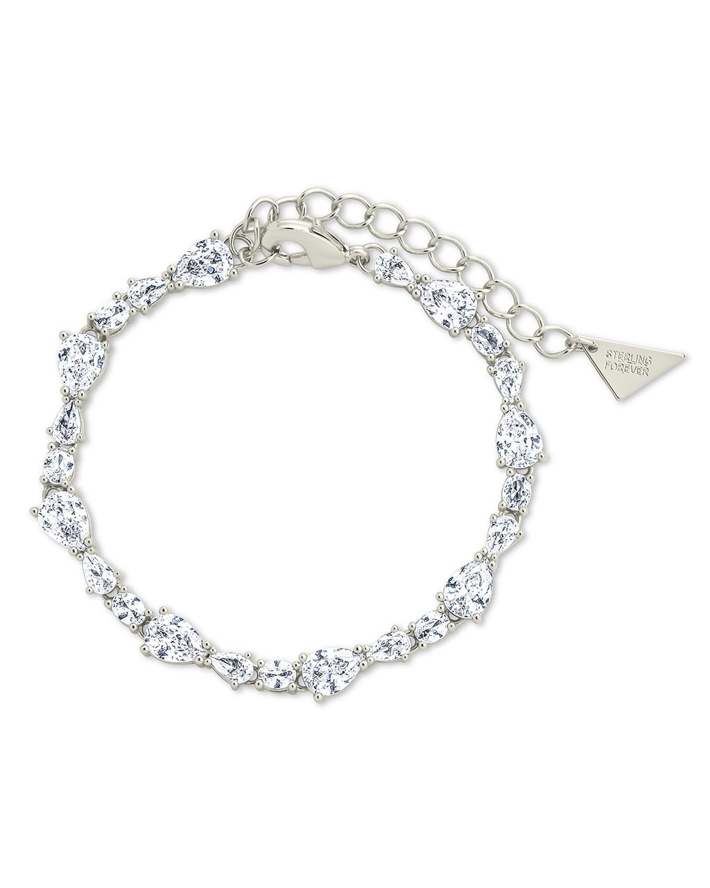 Sterling Silver Wyatt CZ Tennis Bracelet - Sterling Forever
