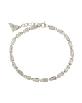 Sterling Silver Kenzie Baguette Sparkle Chain Bracelet