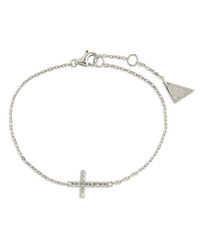 Sterling Silver Kinsey Luxe Cross Accent Bracelet - Sterling Forever
