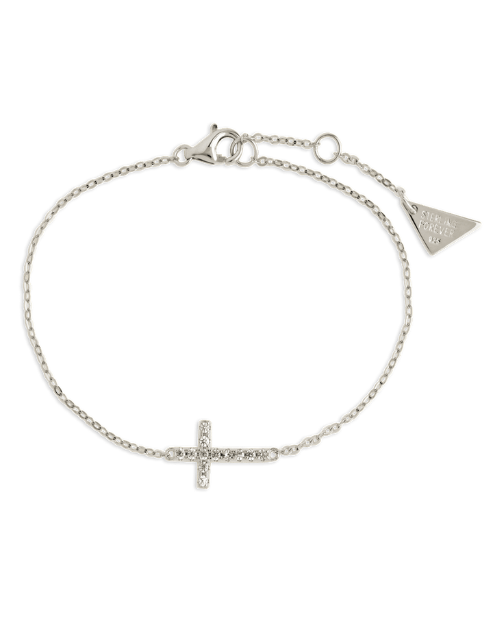 Sterling Silver Kinsey Luxe Cross Accent Bracelet