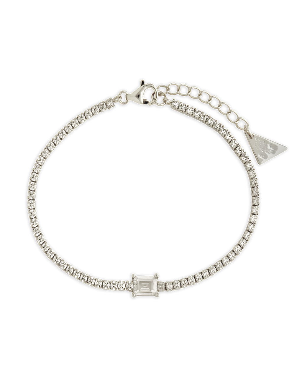 Sterling Silver Kora Solitare Tennis Bracelet