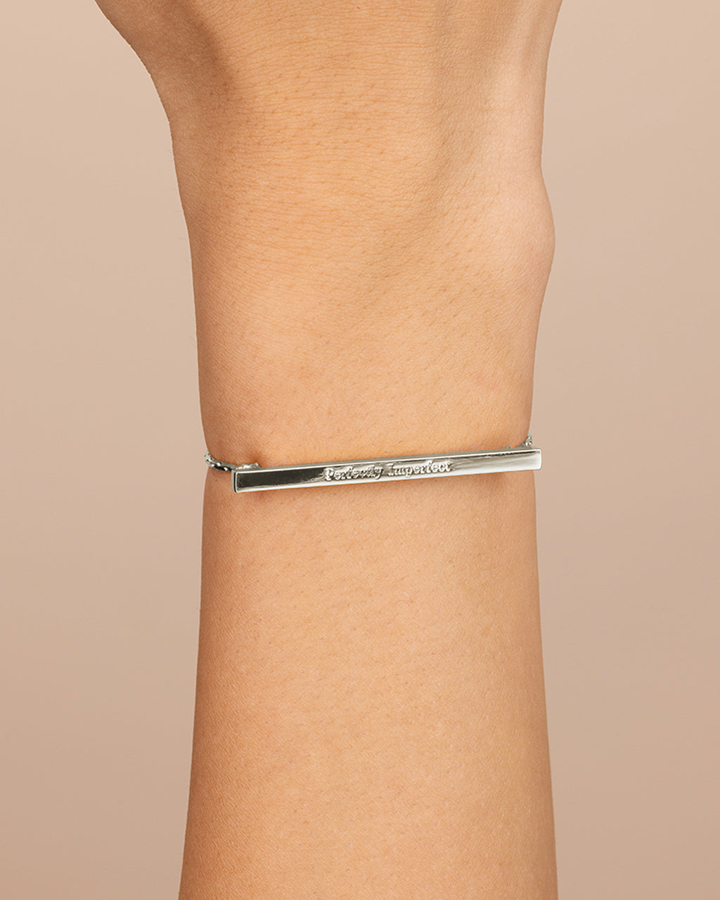 Inspirational Bar Slider Bracelet