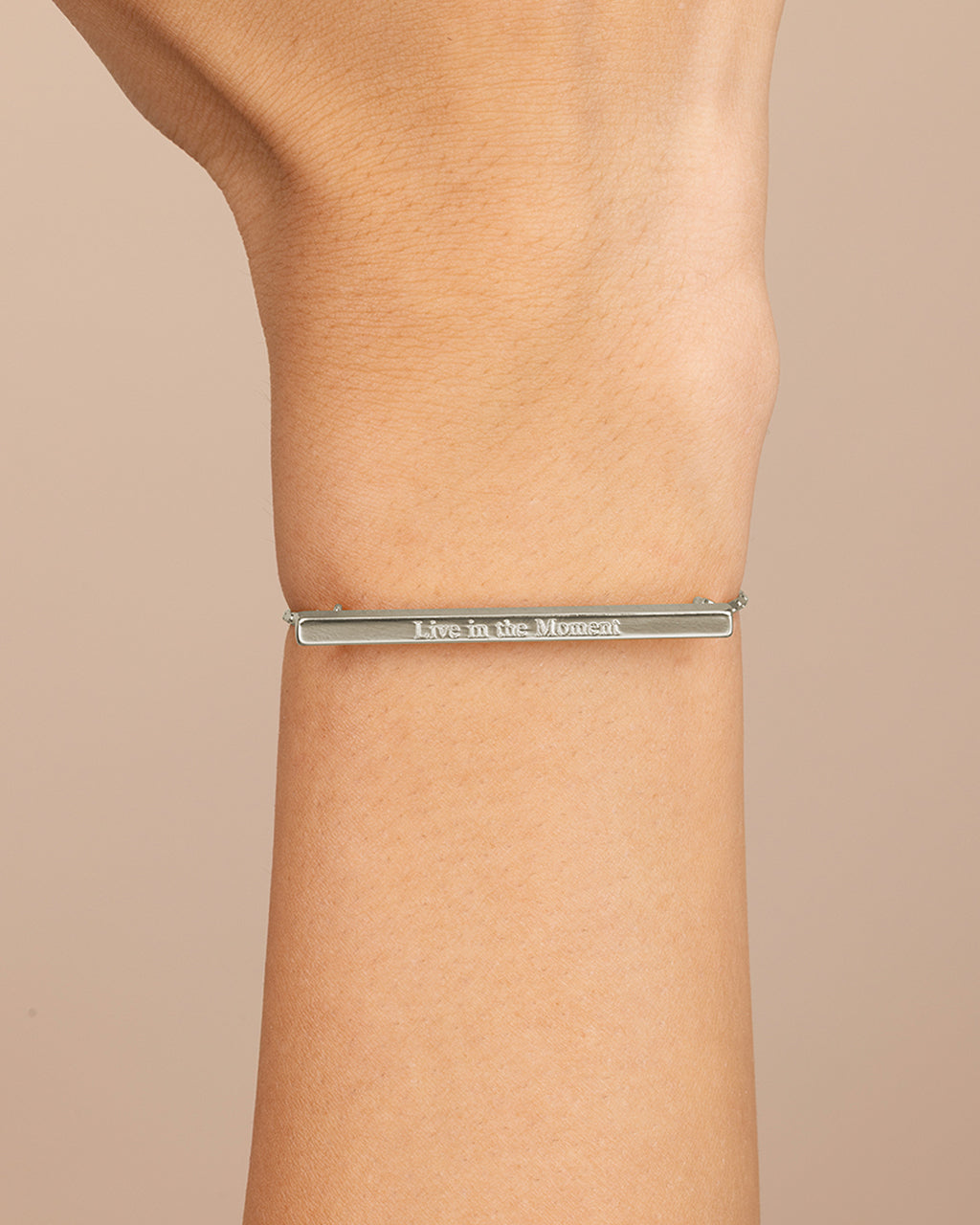 Inspirational Bar Slider Bracelet