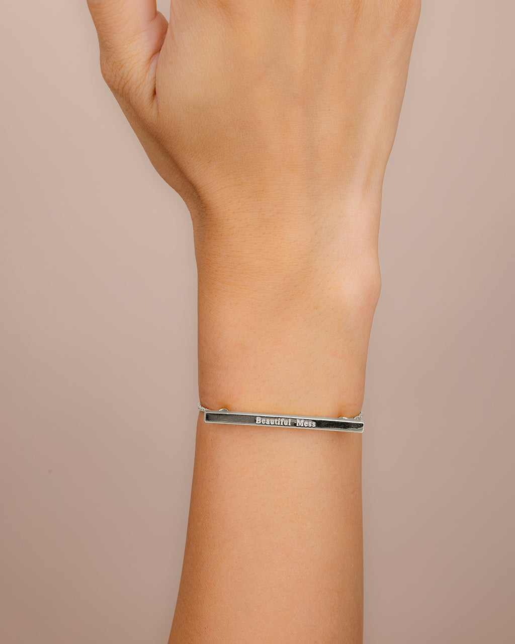 Inspirational Bar Slider Bracelet