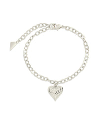 Beating Heart Charm Bracelet - Sterling Forever