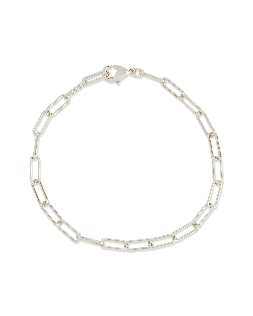 Sylvie Paperclip Chain Bracelet - Sterling Forever