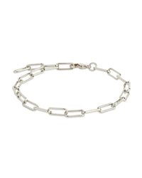 Sylvie Paperclip Chain Bracelet - Sterling Forever