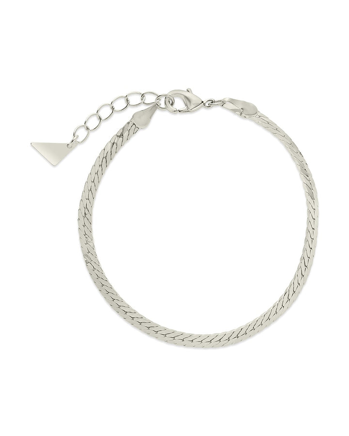 Bentley Flat Herringbone Chain Bracelet