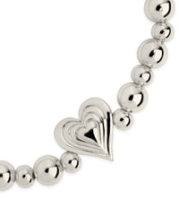 Beating Heart Beaded Bracelet - Sterling Forever