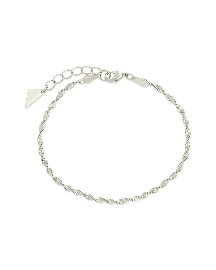 Blakely Twisted Herringbone Chain Bracelet