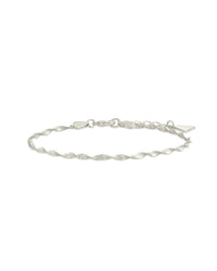 Blakely Twisted Herringbone Chain Bracelet - Sterling Forever