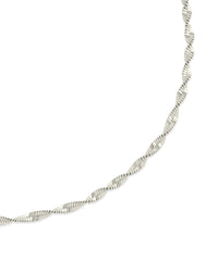 Blakely Twisted Herringbone Chain Bracelet - Sterling Forever