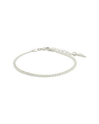 Bentley Flat Herringbone Chain Bracelet - Sterling Forever