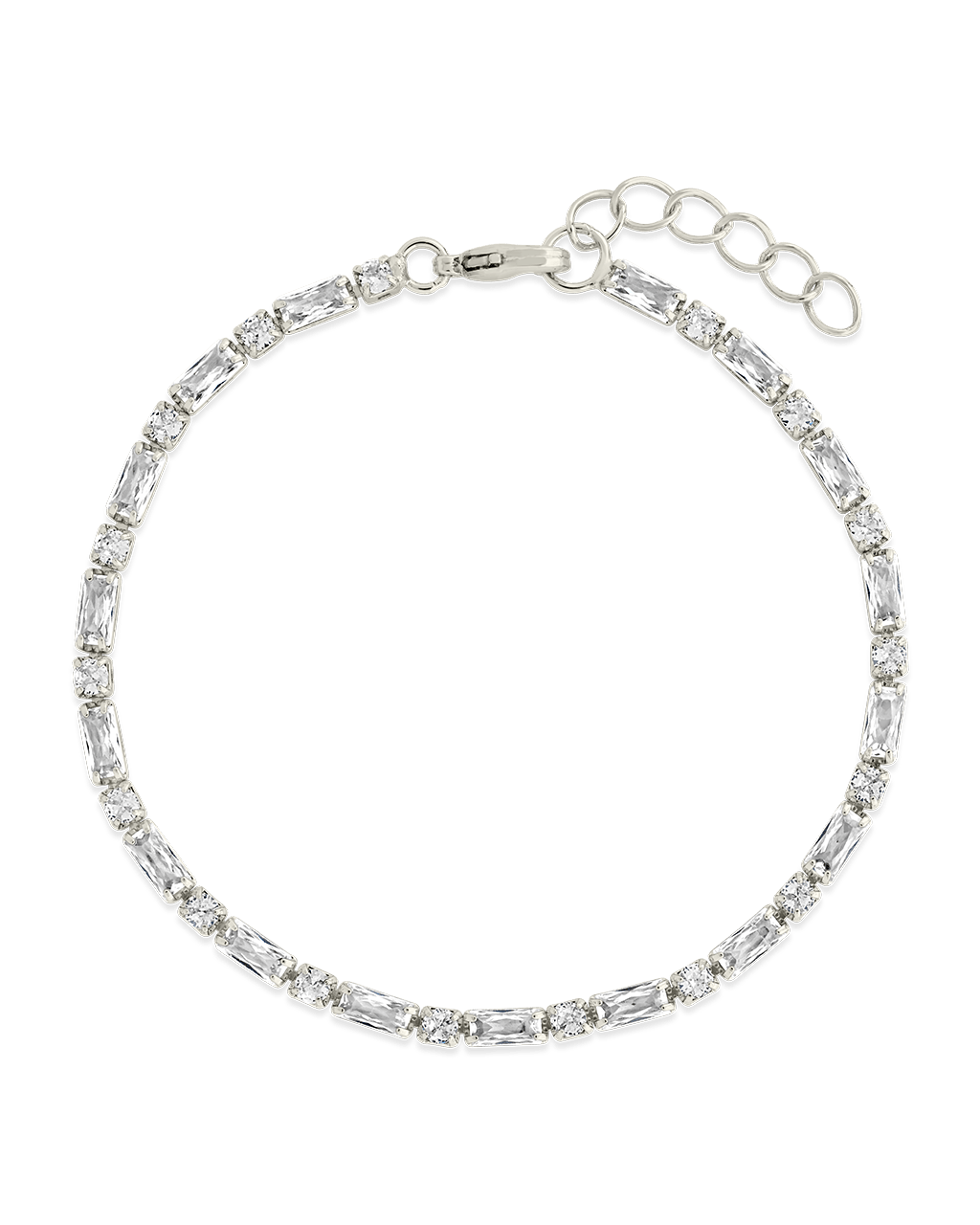 Georgia CZ Tennis Bracelet - Sterling Forever