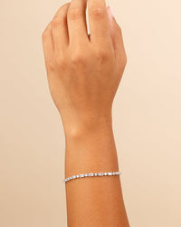 Georgia CZ Tennis Bracelet - Sterling Forever