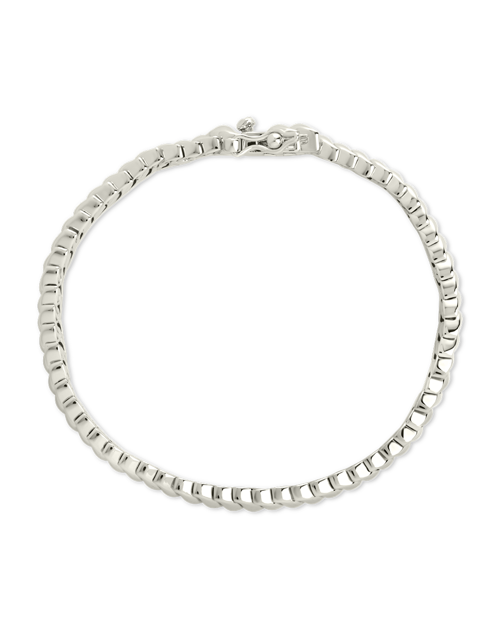 Karis Ribbed Chain Bracelet