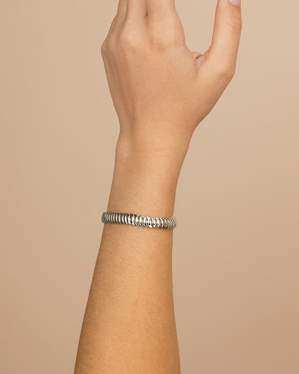 Karis Ribbed Chain Bracelet