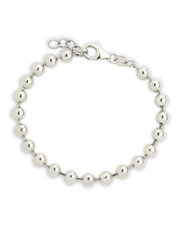 Sterling Silver Preston Beaded Bracelet - Sterling Forever